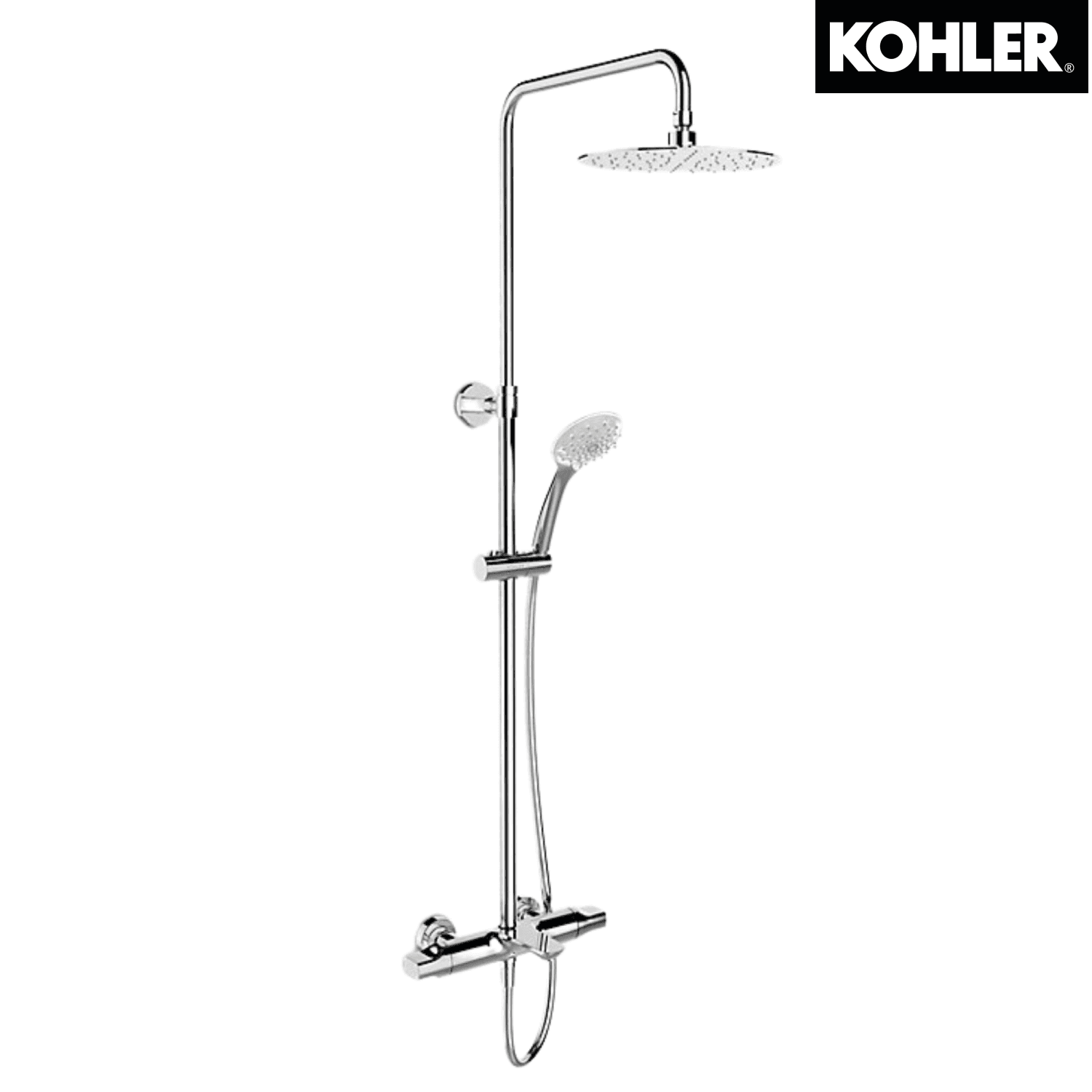 KOHLER K-97821T-9-CP ALEO 恆溫三路淋浴柱