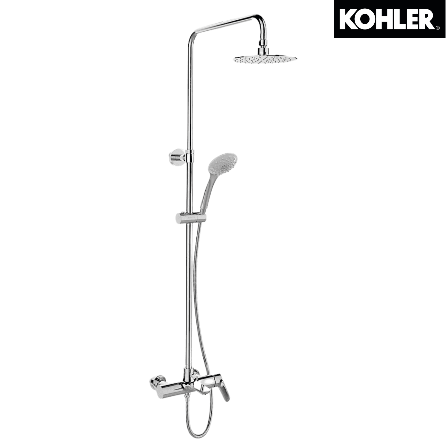 Kohler K-97825T-4-CP ALEO 三路淋浴柱