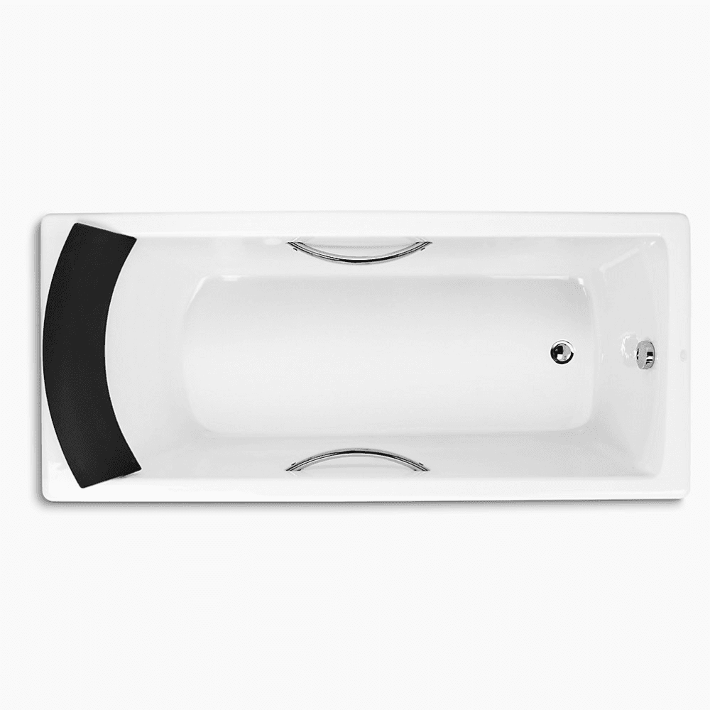 KOHLER K-P8277H-GR-0 BIOVE 1.7 米鑄鐵浴缸 (連扶手孔)