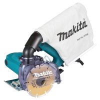 Makita 4100KB(110V) 切割機(雲石機)125毫米(附吸塵功能)(110V)-hong-kong
