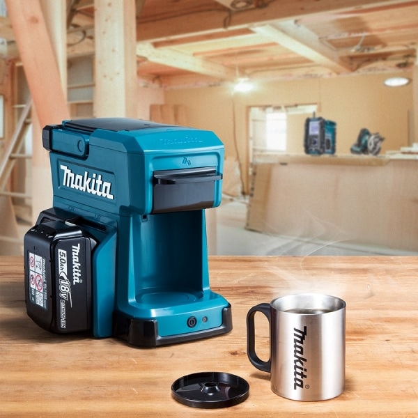 Makita DCM501ZAR 充電式咖啡機 (鋰18V) (淨機) (酒紅色)-hong-kong