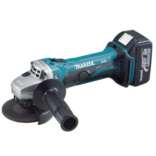 Makita DGA402RTE 充電式角向磨光機100毫米(側開關)(鋰18V)(5.0Ah電池)