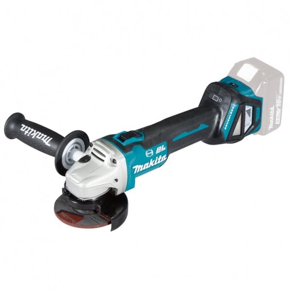 Makita DGA413Z 充電式角向磨光機100毫米(側開關)(可調速)(無碳刷馬達)(鋰18V)(淨機)