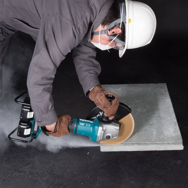 Makita DGA900Z 230mm Cordless Angle Grinder (Sustain Switch) (Electric Brake) (Brushless Motor) (18Vx2 LXT) (Tool Only)