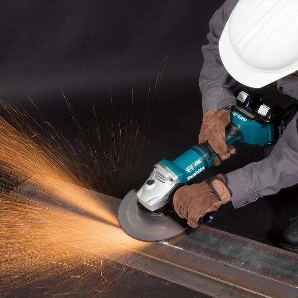 Makita DGA900Z 230mm Cordless Angle Grinder (Sustain Switch) (Electric Brake) (Brushless Motor) (18Vx2 LXT) (Tool Only)