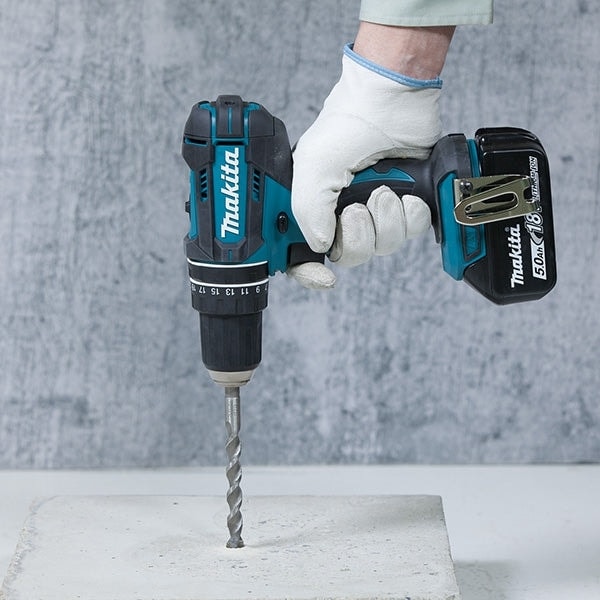 Makita DHP482RTE 充電式衝擊起子電鑽(鋰18V)(5.0Ah電池)