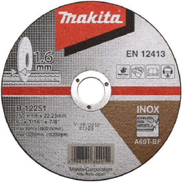 Makita B-12251 150mm Thin Cut-off Wheel (for Metal)