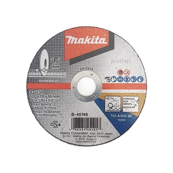 Makita 牧田 B-45749 直徑100mm 薄切割砂輪片 (切割金屬用)