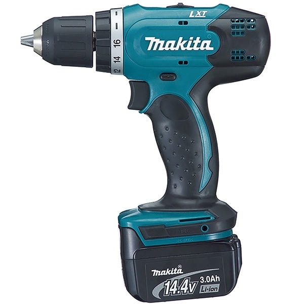 Makita 牧田 DDF343SYE 14.4V 鋰電充電鑽(1.3Ah薄電) 套裝-hong-kong