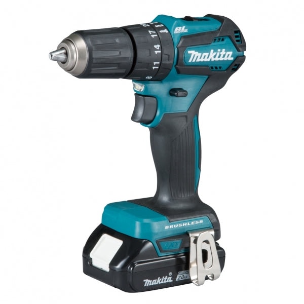 Makita 牧田 DHP483SYE 18V 鋰電充電式衝擊電鑽 (無碳刷馬達) (1.5Ah電池)