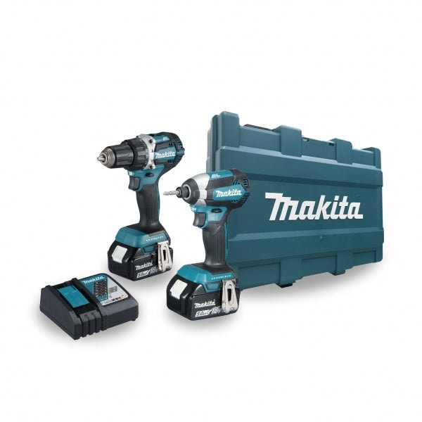 Makita 牧田 DLX2189T 充電式工具套裝(起子電鑽+衝擊起子機)