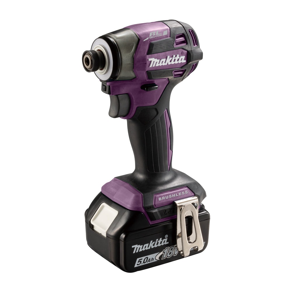Makita 牧田 DTD173RGE2 充電式衝擊起子機 (6.0Ah套裝) (紫色)