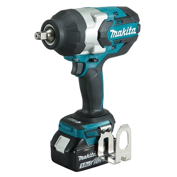 Makita 牧田 DTW1002RTJ 18V 鋰電充電式扳手 (無碳刷馬達) (5.0Ah電池) 套裝