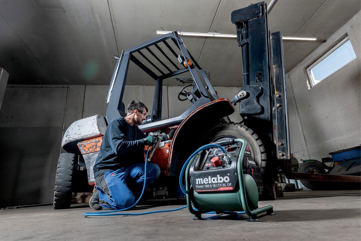 metabo 麥太保 Power 160-5 18 LTX BL OF 0.9HP 5L 充電式風泵 (鋰18V) (淨機)