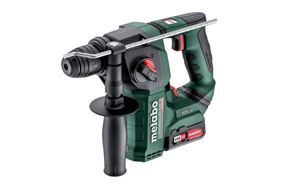 metabo 麥太保 Powermaxx Bh 12 BL 16 16mm 無碳刷充電油壓鑽 (鋰12V) (套裝)