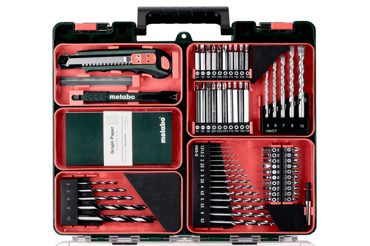 metabo 麥太保 PowerMaxx SB 12 Workshop 充電衝擊鑽 (鋰12V) (套裝)