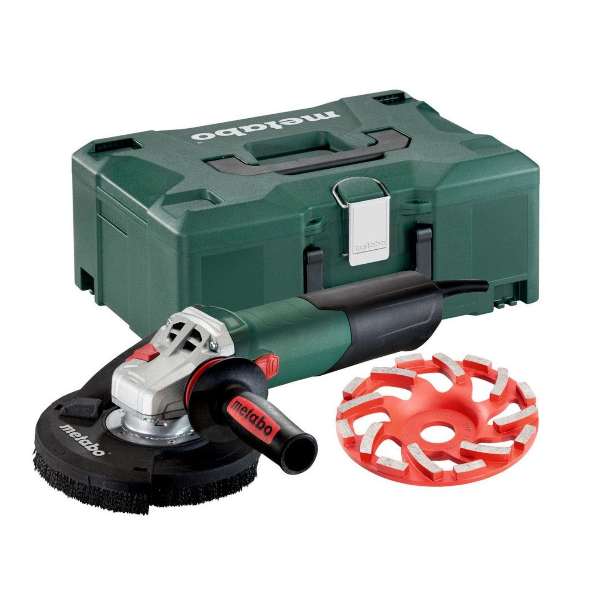 metabo 麥太保 WE 15-125 HD Set GED 125mm 1550W角磨機 (磨石屎用)
