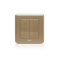 Philips Switches 16AX兩位雙控開關掣,COCO (可可色) ORI2G2WSWCC
