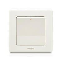 Philips Switches 16AX單位十字掣開關掣連螢光指示 (白色) ORI1GINTSW