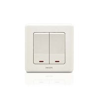Philips Switches 20A兩位雙極開關掣連指示燈 (白色) ORI2GDPSW