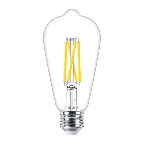 PHILIPS 飛利浦 Master Value LED燈膽(可調光暗) – 5.9W / E27 / 2200K-2700K / ST64