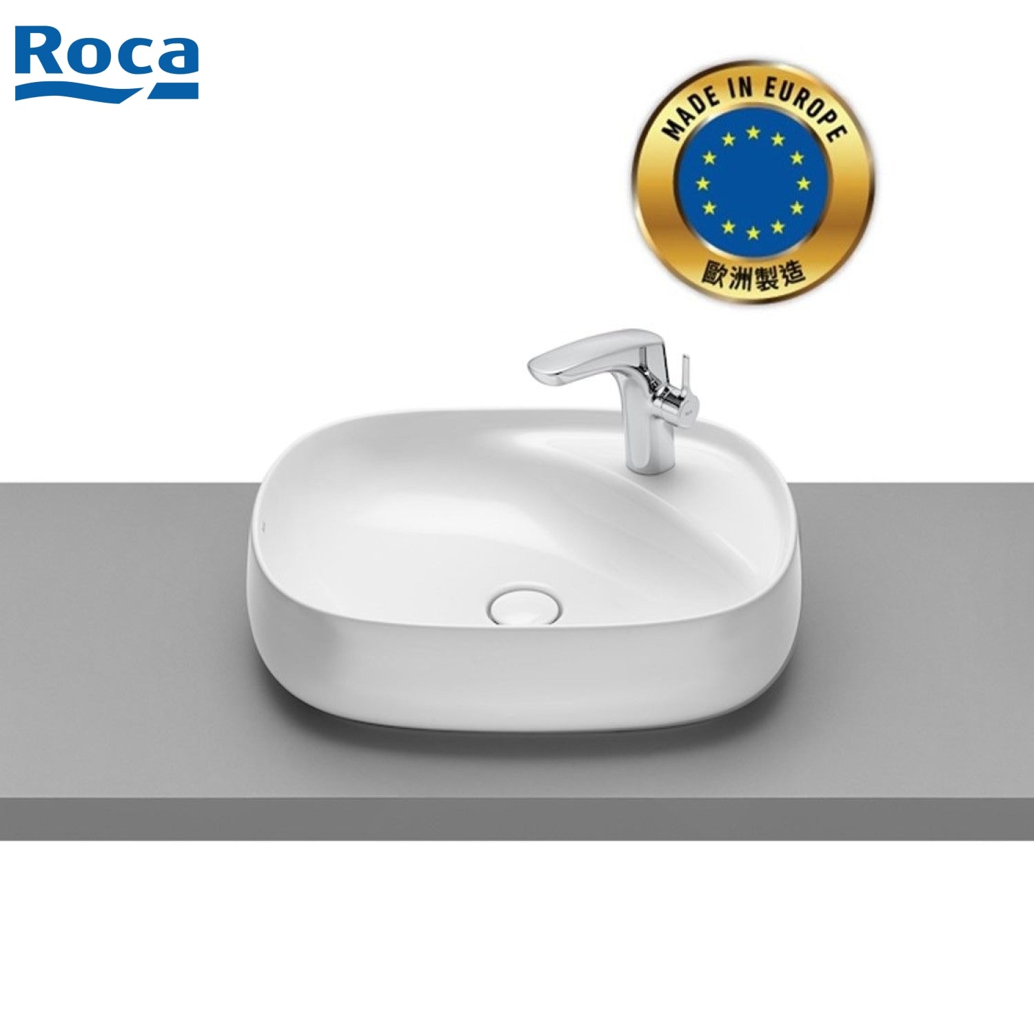 ROCA A3270B8000 Beyond 檯上盆 585x455x160mm 白色
