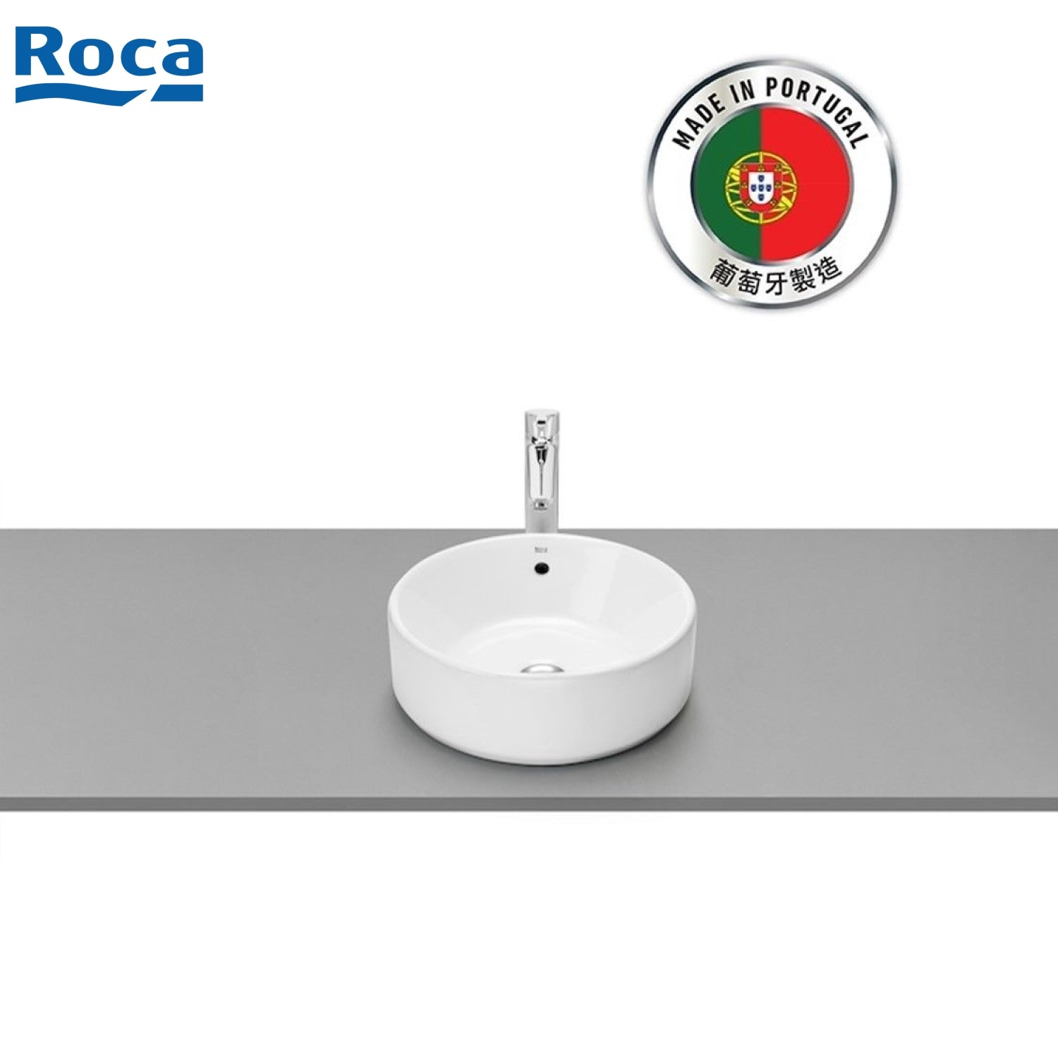 ROCA A3270MJ000 Alter / The Gap 檯上盆 390x130mm 白色