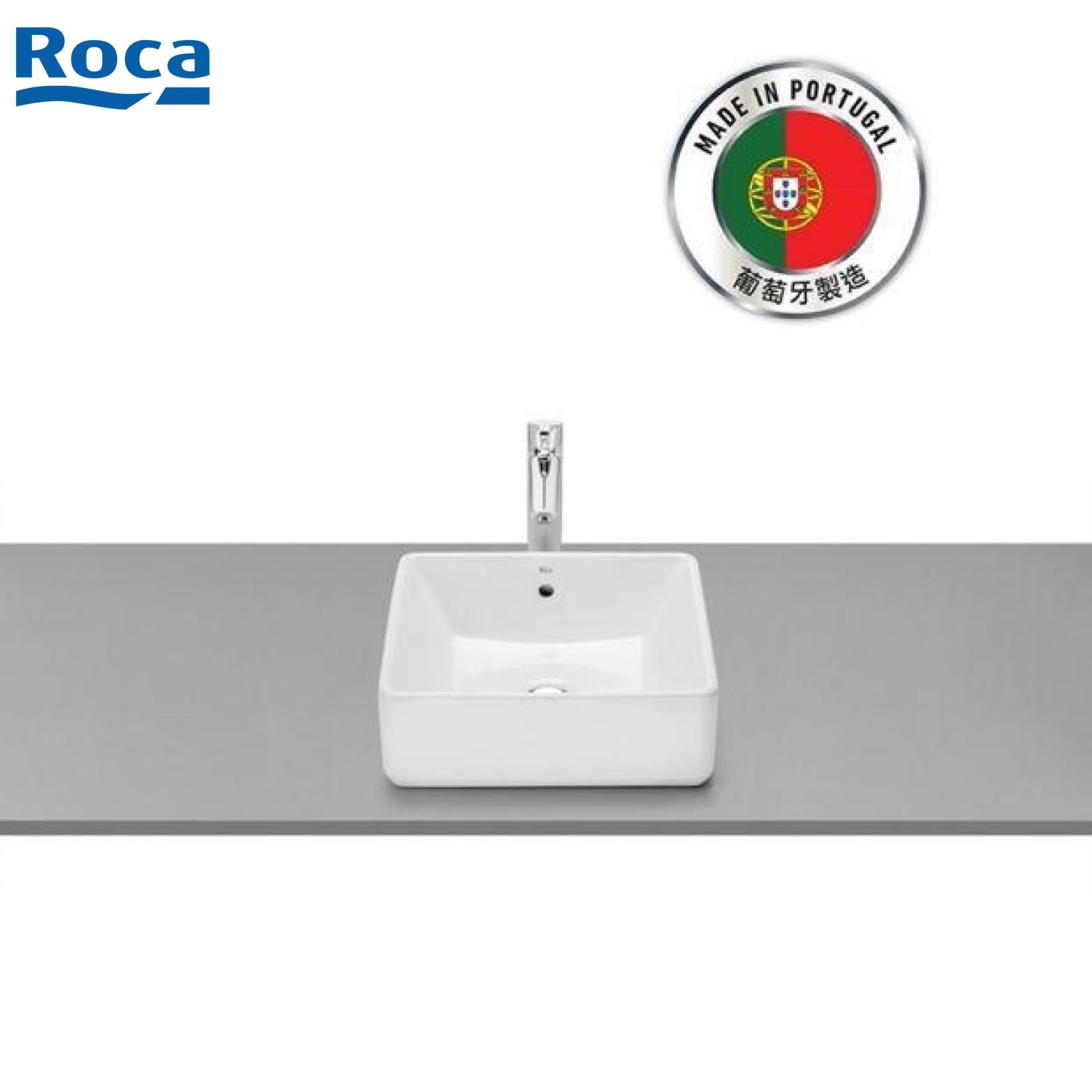 Roca A3270ML000 Alter / The Gap 檯上盆 390x370x130mm 白色