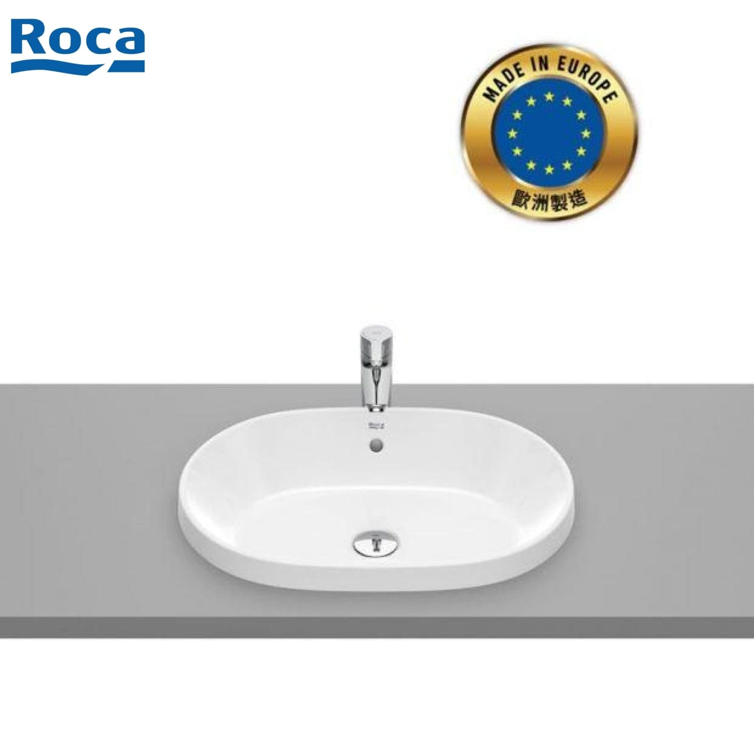 Roca A3270Y5000 The Gap 檯面盆 550x390x110mm 白色