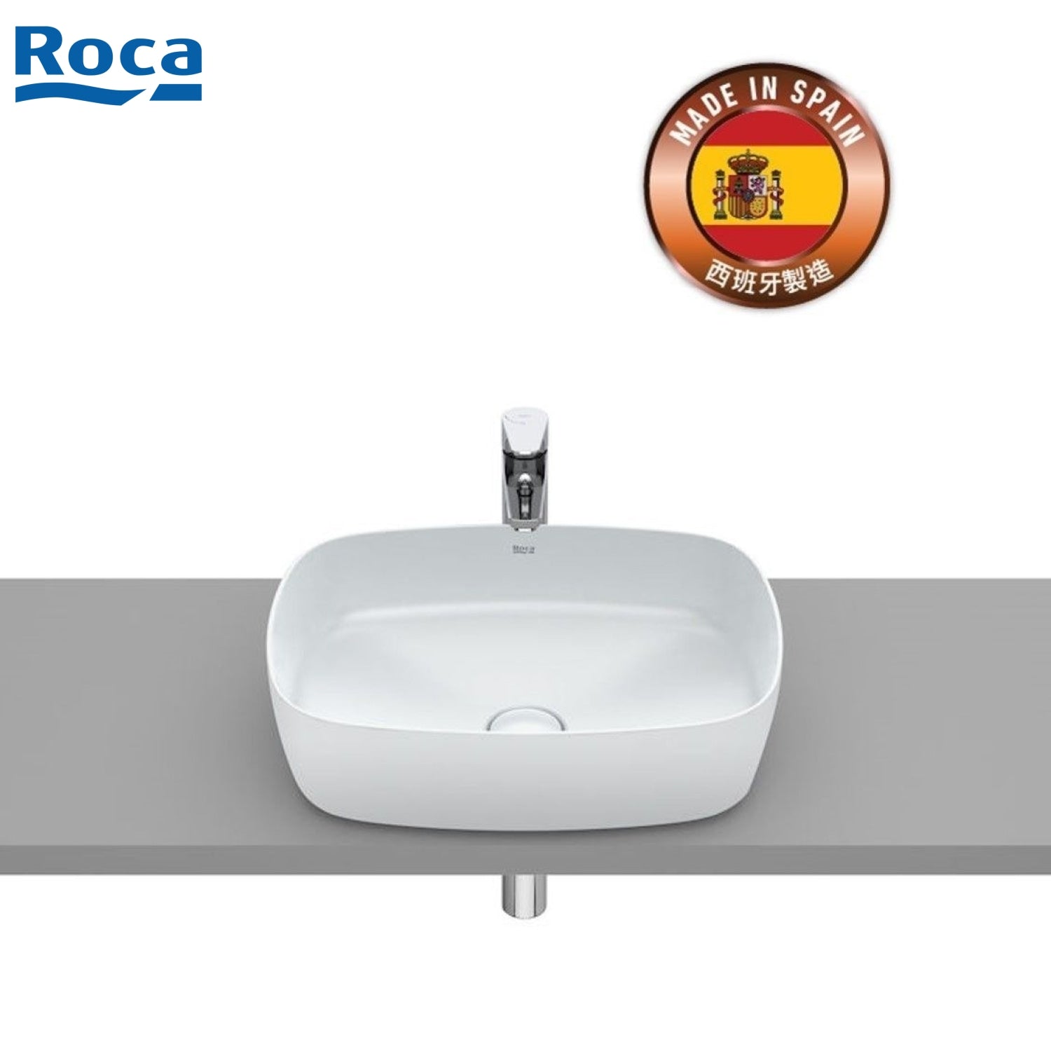 Roca A327500630 Inspira SOFT 檯上盆 (珍珠色)