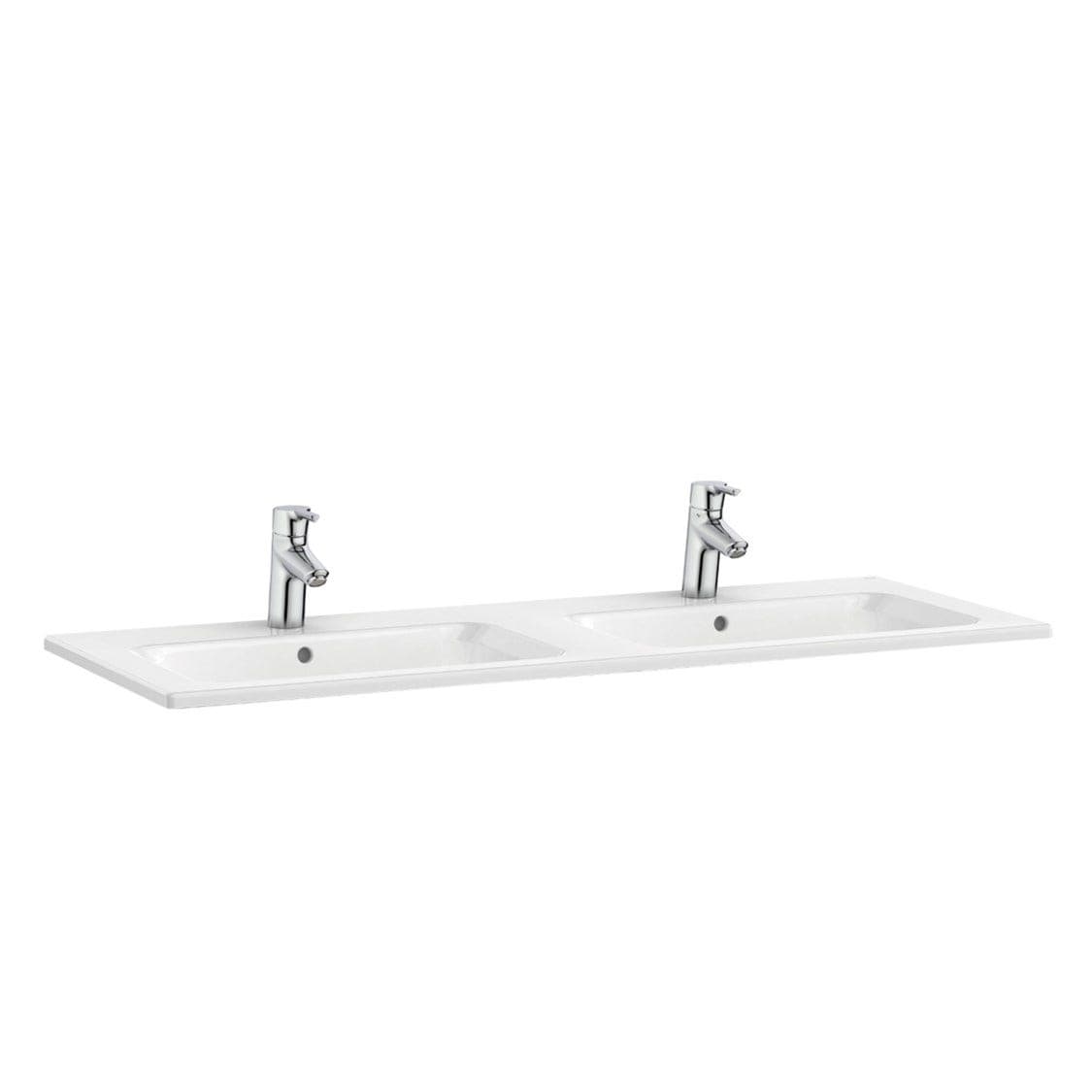 ROCA A3279A0000 The Gap 一體式面盆 1200x460mm 白色 (雙盆可配面盆櫃)