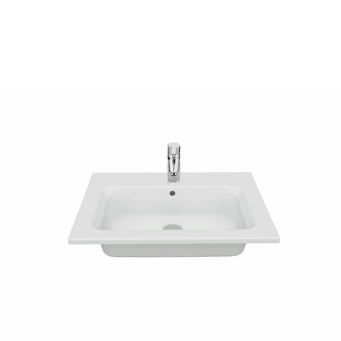 ROCA A3279AE00C The Gap 一體式面盆 605x460mm 白色 (可配面盆櫃)