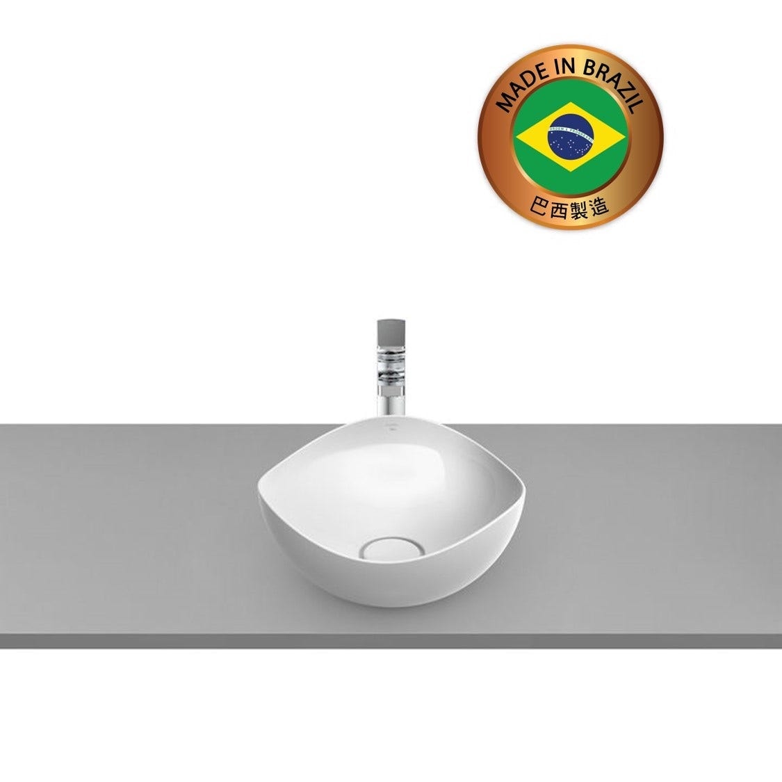 ROCA A327A15000 Ohtake 檯上盆 375x370x175mm 白色
