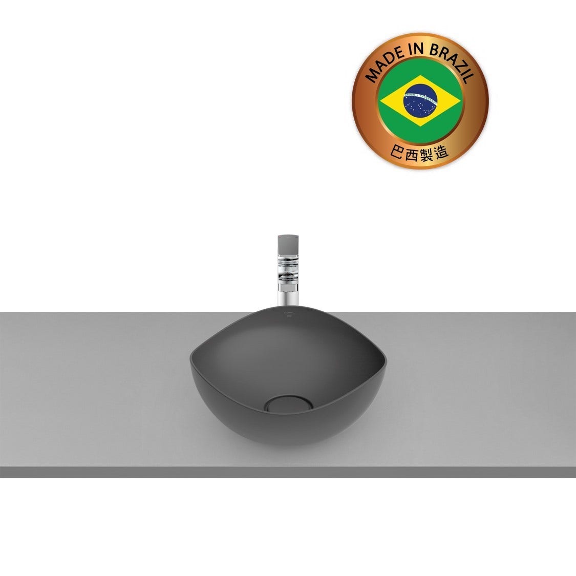 ROCA A327A15640 Ohtake 檯上盆 375x370x175mm 瑪瑙色