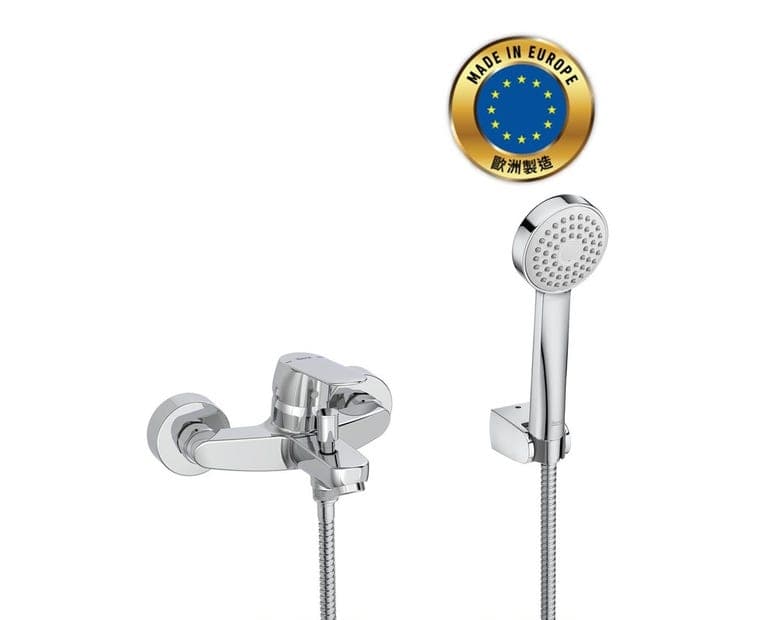 ROCA A5A0425C00 Alfa 浴缸龍頭連手持花灑 鍍鉻色