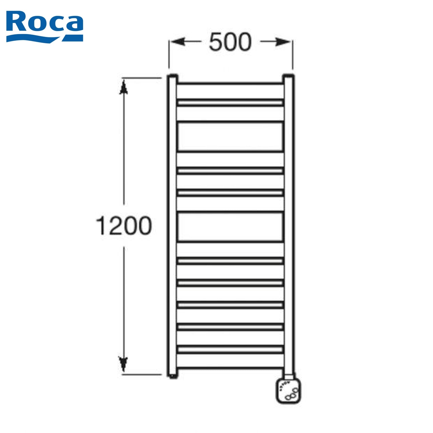Roca A815499001 Victoria 電熱毛巾架-hong-kong
