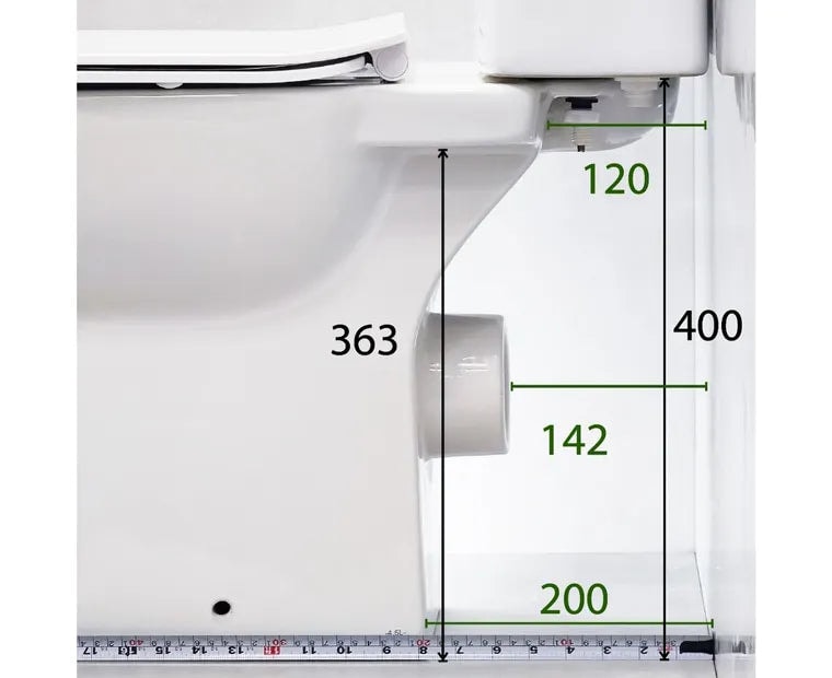 Roca Debba Round Rimless 高咀分體座廁配油壓板套裝 3419DZ+3429D3+80RB22 白色
