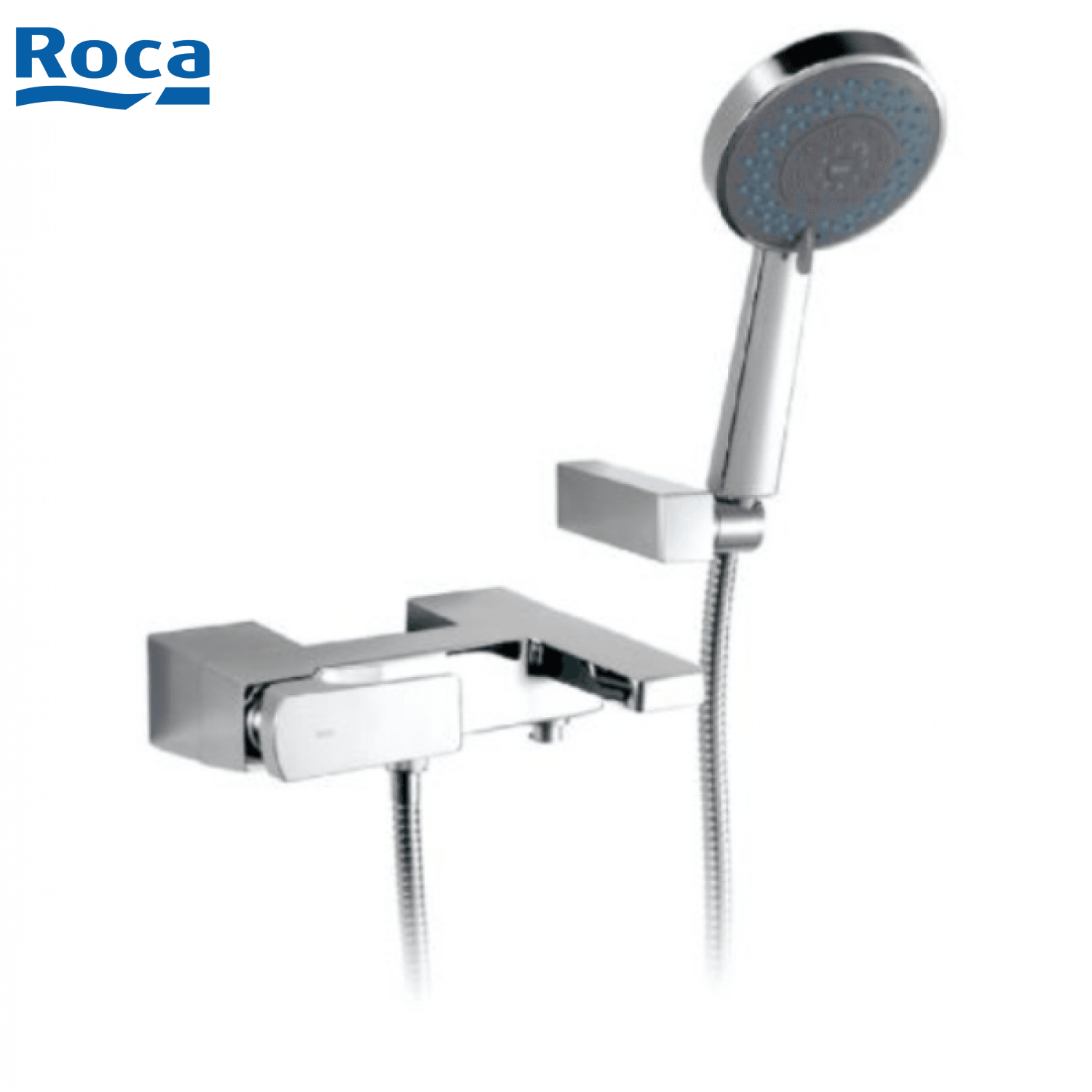 Roca Escuadra Z5A0120C0N 掛牆式浴缸龍頭連花灑-hong-kong