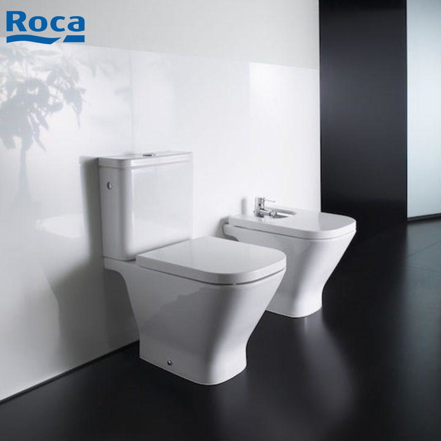 ROCA Gap 自由咀分體座廁配歐樂油壓板套裝 341470+342477+801472 白色