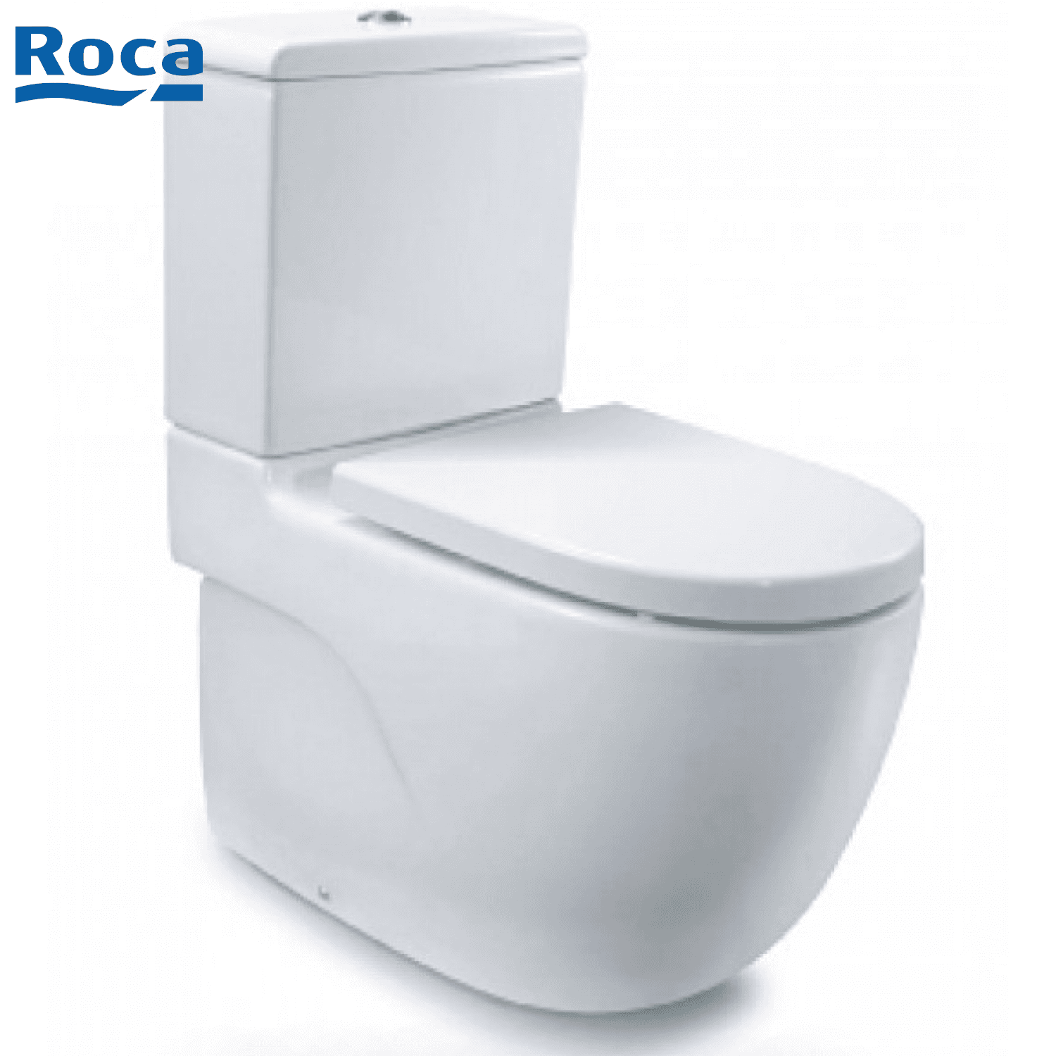 Roca N-Meridian 34124B 自由咀分體座廁配油壓廁板