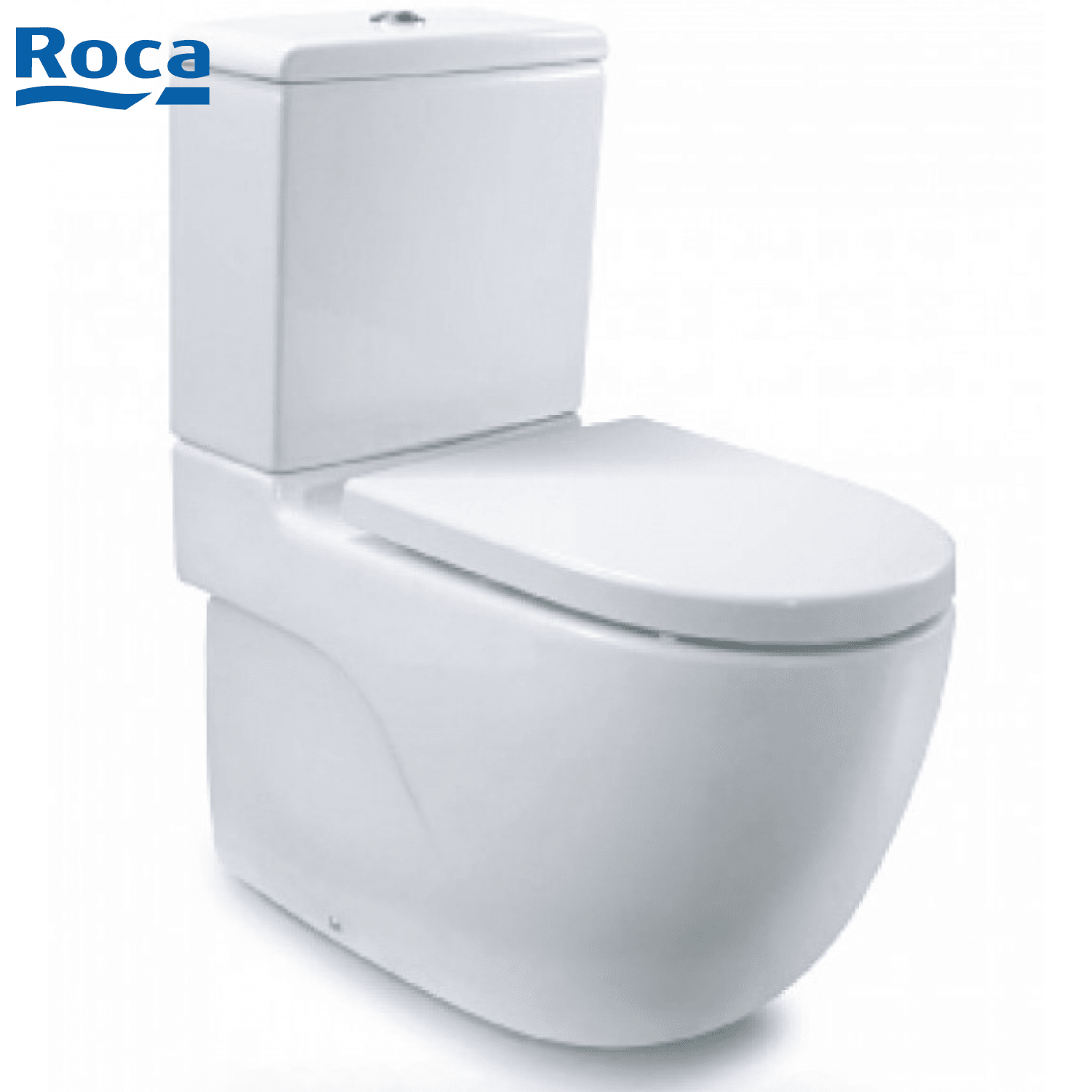 Roca N-Meridian 34124B 自由咀分體座廁配油壓廁板-hong-kong