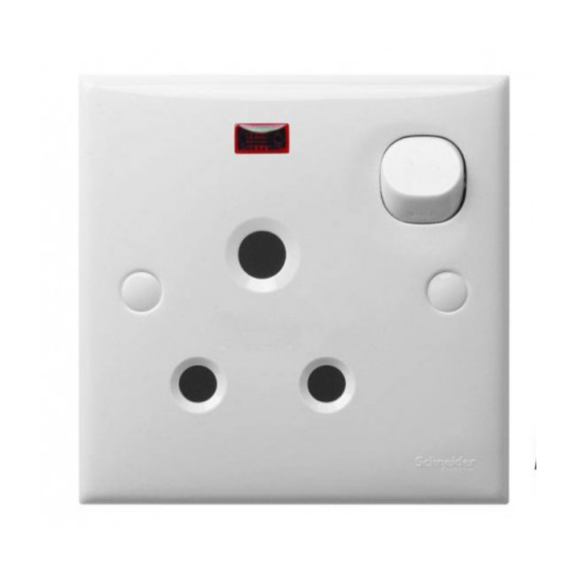 Schneider 施耐德 E15/15NRWE 15A單位三腳圓頭連保護門有掣插座連指示燈