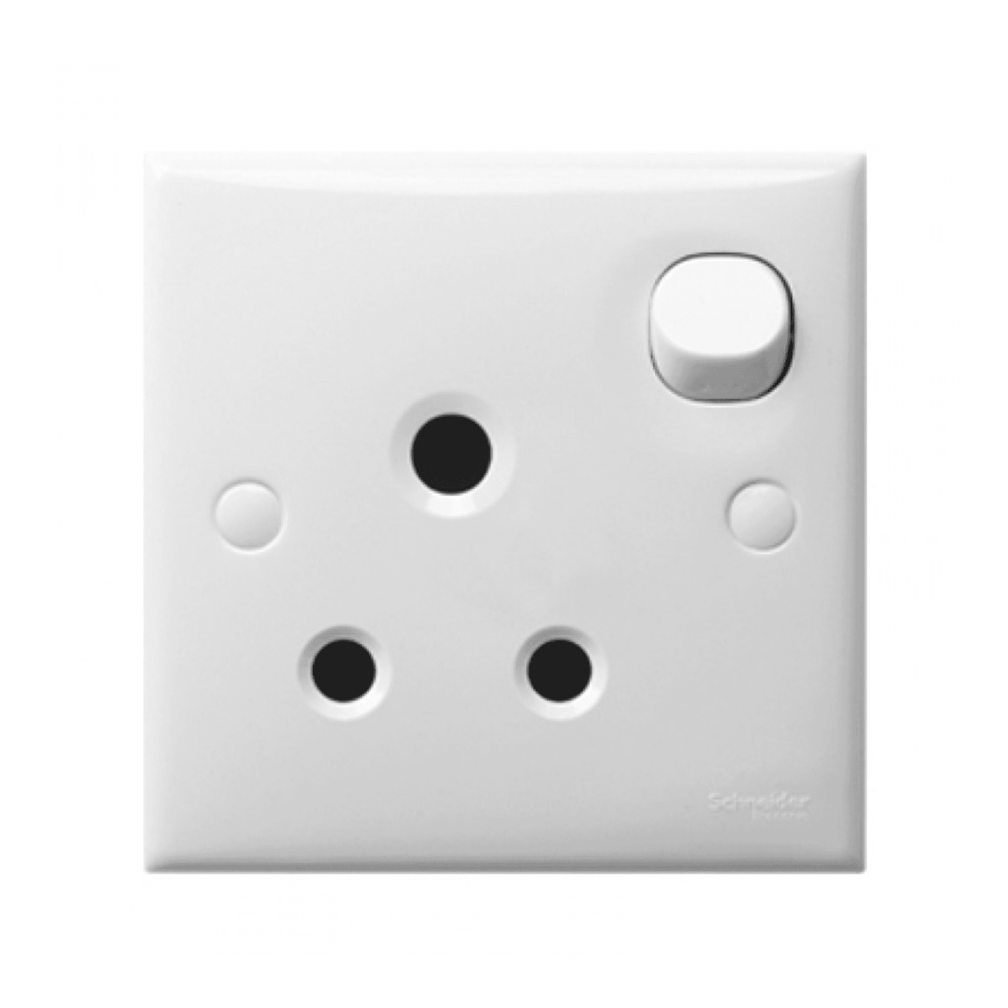 Schneider 施耐德 E15/15RWE 15A單位三腳圓頭連保護門有掣插座