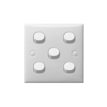 Schneider Electric E35/2/3A WE 10A Five-Position Double-Control Switch