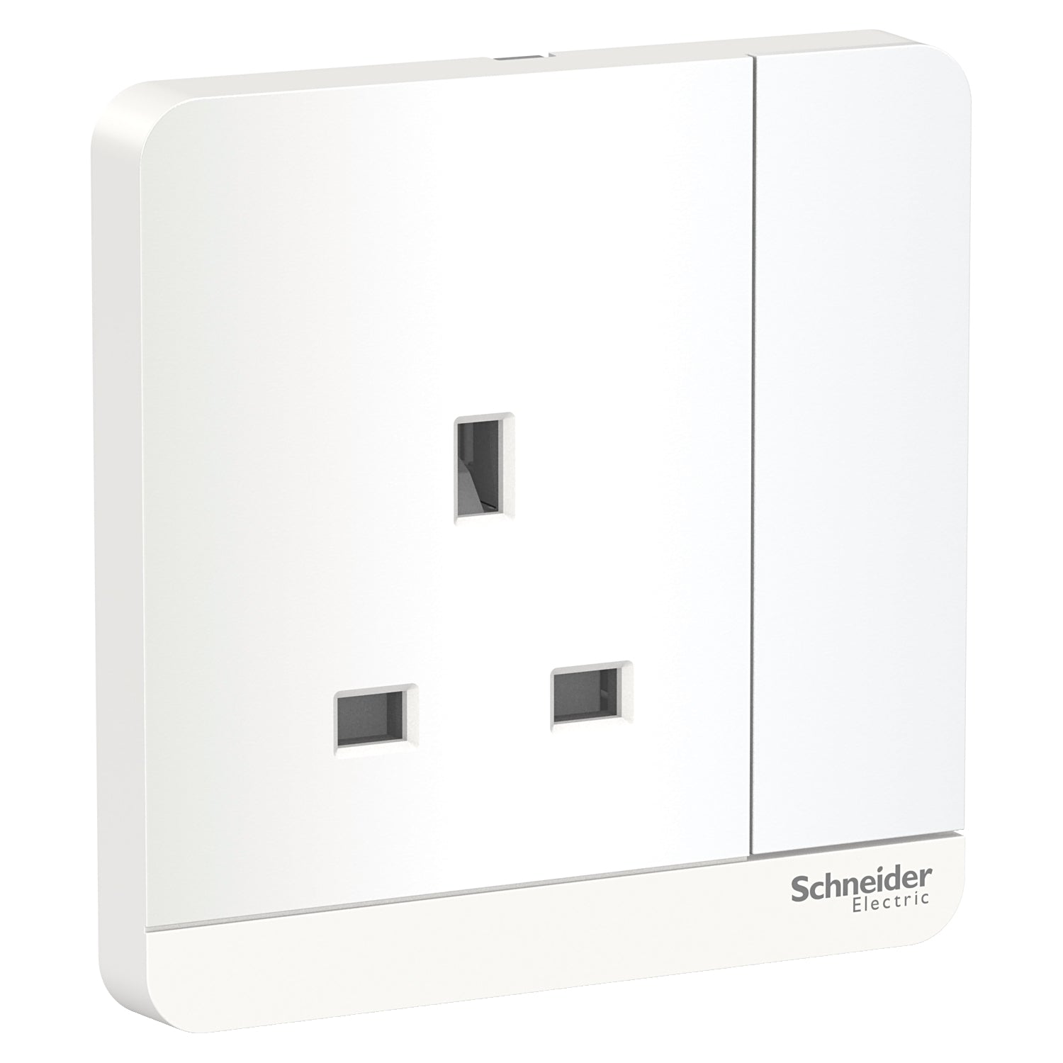 Schneider 施耐德 E8315N_WE_C5 13A 單位連保護門有掣插座連LED指示燈