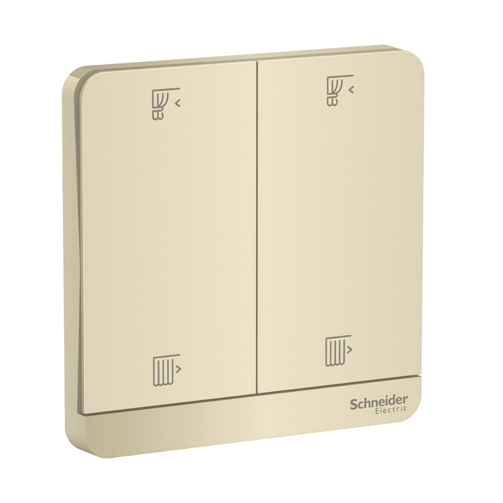 Schneider 施耐德 E8332C_WG_C5 10A 兩位機械窗簾掣