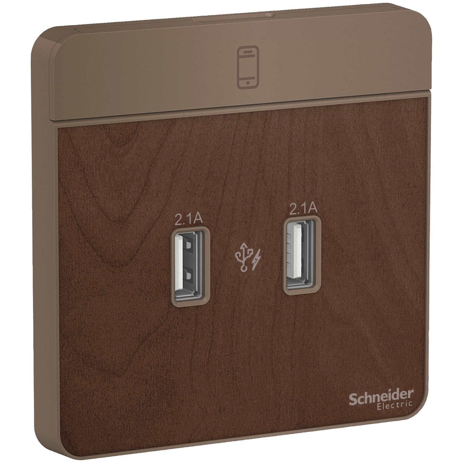 Schneider 施耐德 E8332USB_WD_C5 兩位2.1A USB充電插座-hong-kong