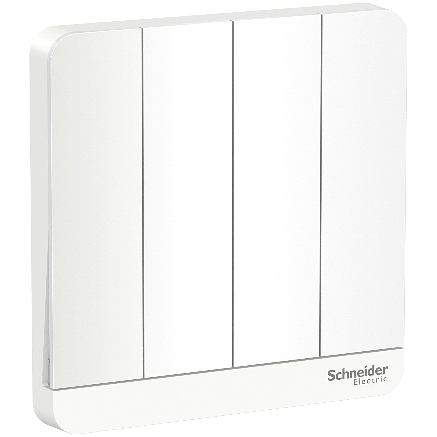 Schneider 施耐德 E8334L2LED_WE_C5 16AX 四位雙控開關掣連LED指示燈 (搪瓷白)