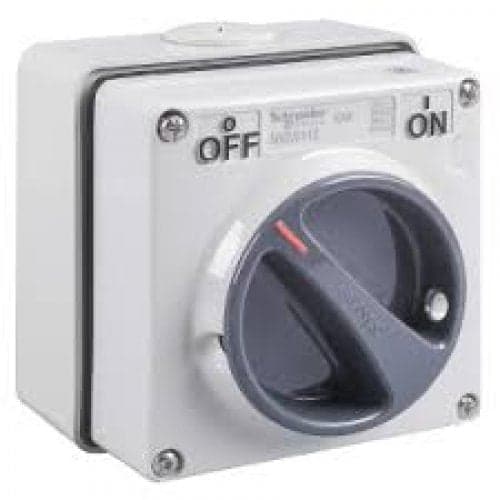 Schneider 施耐德 S56SW110GY 10A 250V 單極單控明裝開關掣
