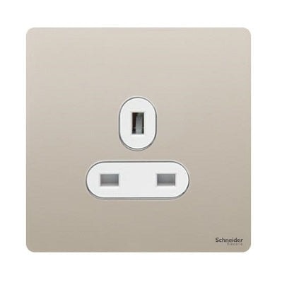 Schneider 施耐德 – 13A 單位連保護門插座 GU3450WPN / GU3450WPW / GU3450WSS / GU3450BSS / GU3450BBN